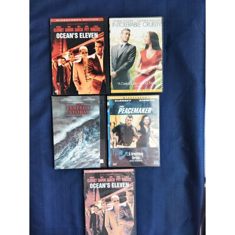 George Clooney DVD Movie Bundle